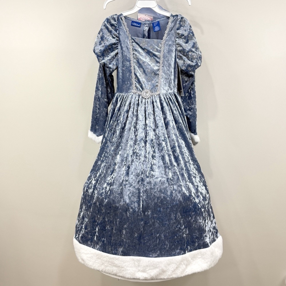 What A Character Frost Princess Girls M (7-8) NWT Halloween Crown Velvet